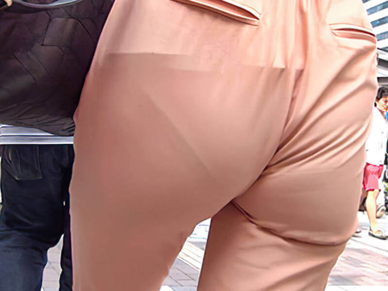 エッチなパン線街撮りエロ画像