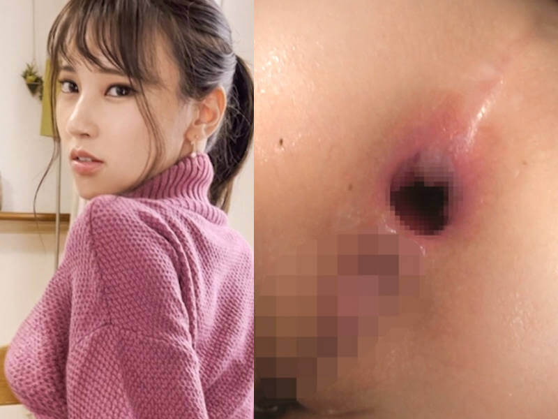 美人妻の肛門をアナルセックスで凌辱するAV