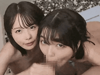 フェラ女子のGIFエロ画像