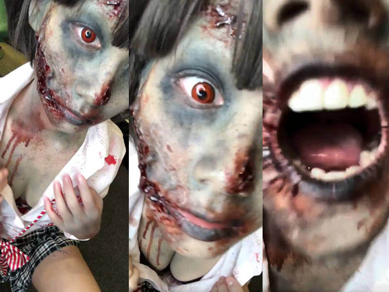 ハロウィンエロ画像 仮装女子100連発