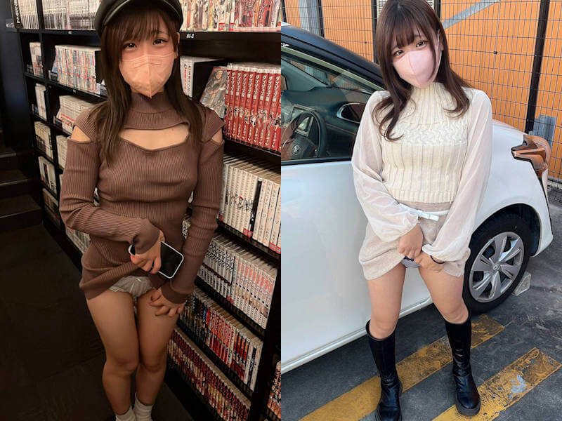 パンチラ露出のエロ画像