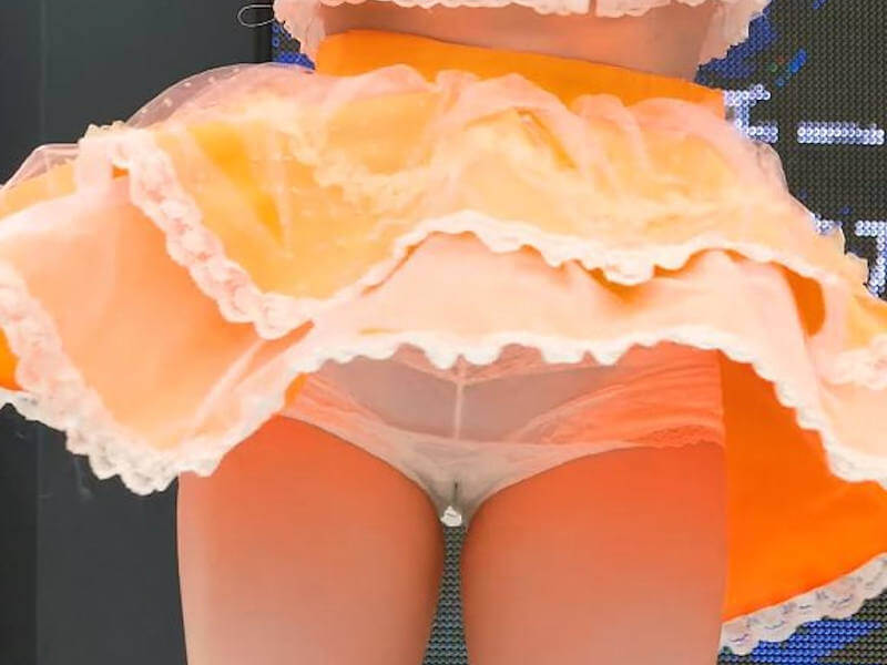 アイドルイベントの透けパンエロ画像