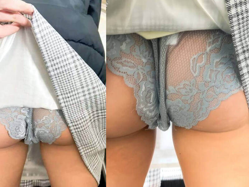 スカートめくりエロ画像 悪戯パンチラ100連発