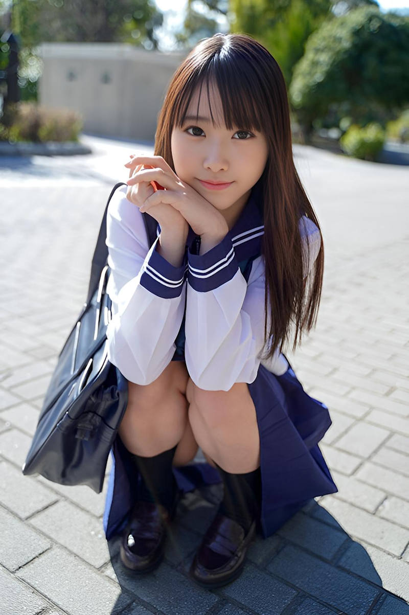 パンチラ 制服 エロ画像 【4】