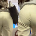 ハイウエスト パンツ OL エロ画像