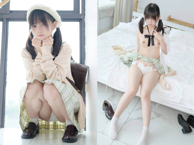 制服が似合う童顔娘のエロ画像