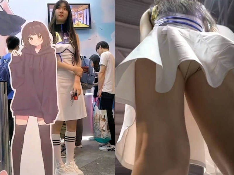 パンチラキャンギャルのエロ画像 100連発