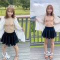 貧乳 ちっぱい 露出 エロ画像